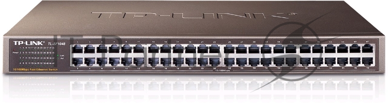 Коммутатор TP-Link SMB TL-SF1048 48-port 10/100M Switch, 48 10/100M RJ45 ports, 1U 19-inch rack-mountable steel case
