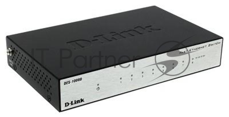 Сетевое оборудование D-Link DES-1008D/(K2A/K3A)RU/J1A/J2A/ Неуправляемый коммутатор с 8 портами 10/100Base-TX