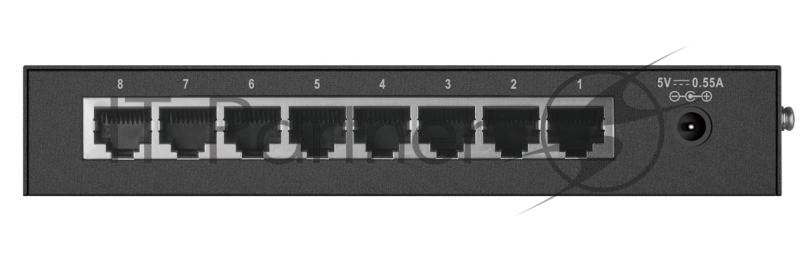 Сетевое оборудование D-Link DES-1008D/(K2A/K3A)RU/J1A/J2A/ Неуправляемый коммутатор с 8 портами 10/100Base-TX
