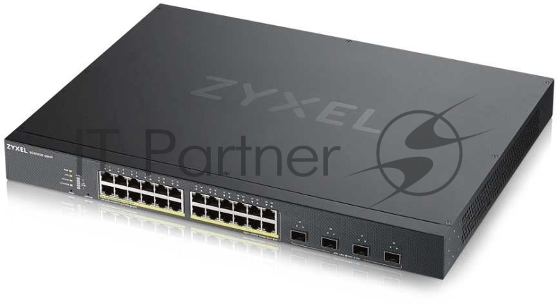 Коммутатор ZYXEL XGS1930-28HP Hybrid Smart L2+ switch PoE+ Zyxel Nebula Flex, 24xGE PoE+, 4xSFP+, budget PoE 375W, Standalone / cloud management