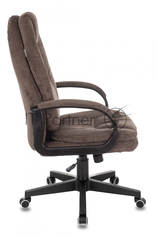 Кресло руководителя Бюрократ CH-868N Fabric коричневый Light-10 крестовина пластик