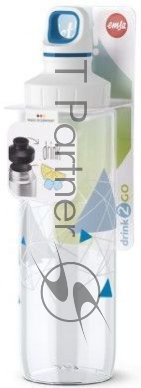 Термокружка Emsa Geometry 518308 0.7л. прозрачный (3100518308)