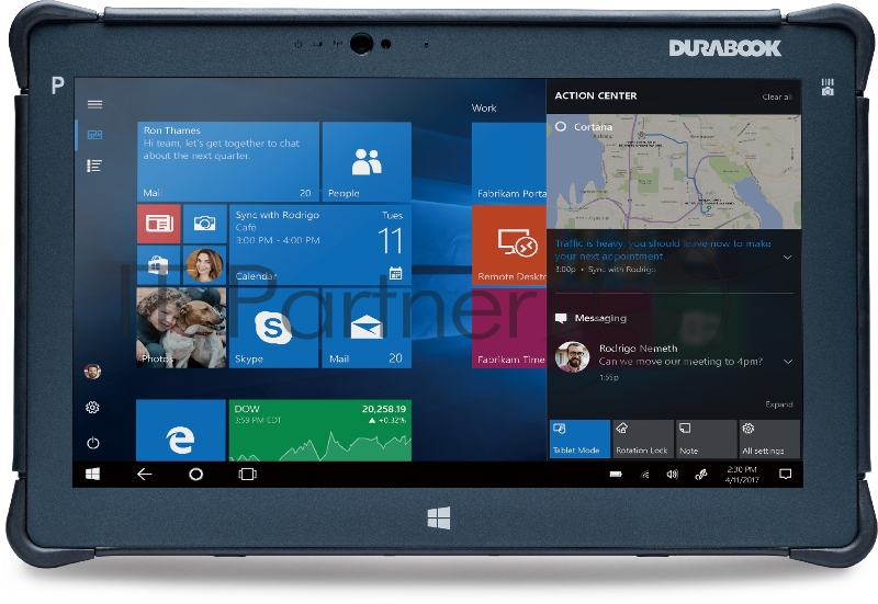 Защищенный планшет R11 Field с модулем GPS/LTE R11 Field, 11.6 FHD (1920 x1080) Sunlight Readable 500 nits Touchscreen Display, Intel® Core™ i5-8250U Processor 1.6GHz up to 3.40 GHz, Windows 10 Professional with 8GB RAM, 128GB SSD, 802.11a/b/g/n/ac