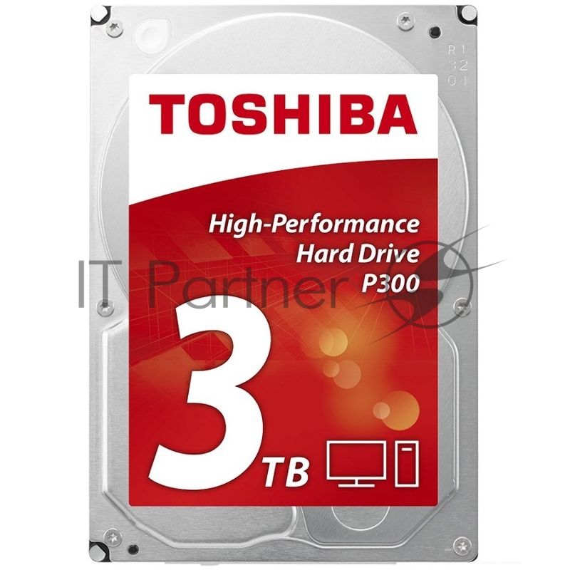 Жесткий диск Toshiba SATA-III 3Tb HDWD130UZSVA P300 (7200rpm) 64Mb 3.5
