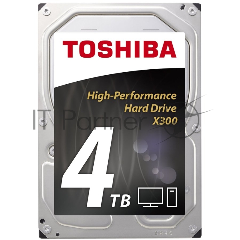 Жесткий диск Toshiba SATA-III 4Tb HDWE140UZSVA X300 (7200rpm) 128Mb 3.5