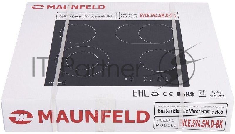 Варочная электрическая панель MAUNFELD EVCE.594.SM.D-BK