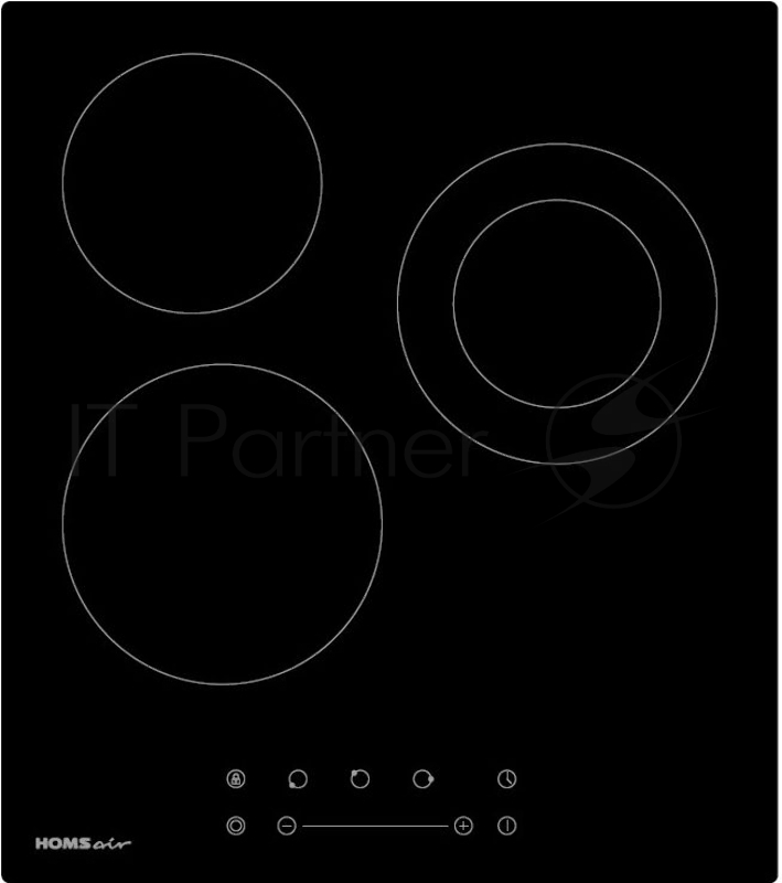 Электрическая варочная панель HOMSair HVY43DBK