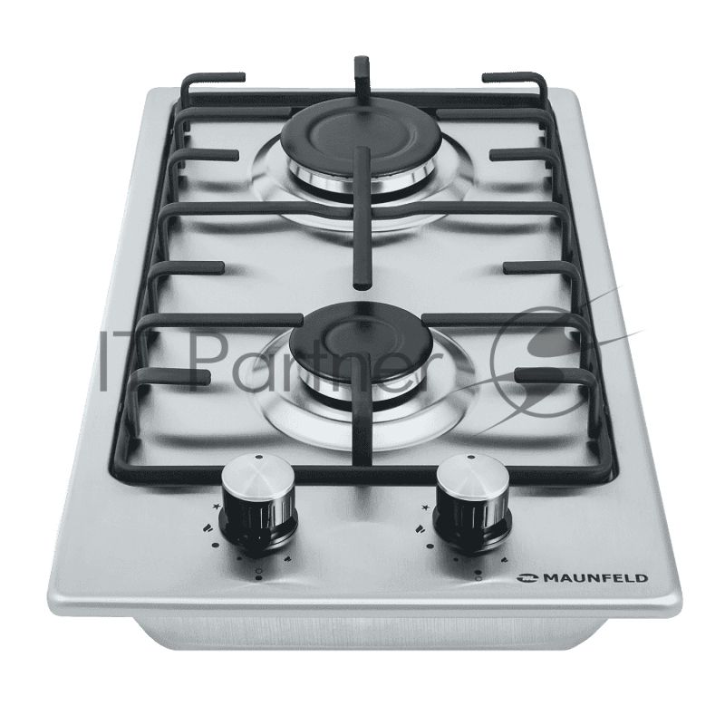 Газовая панель MAUNFELD EGHS.32.3ES/ • Тип: газовая 30см • Тип установки: независимая • Управление: фронтальное, переключатели поворотные • Нагревательный элемент: конфорка, 2шт • Мощность конфорок, Вт: 2600, 1700 • Материал исполнения: нержавеющая с