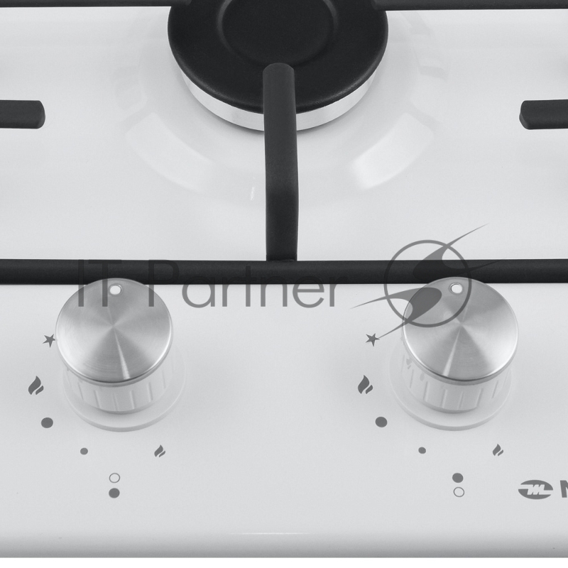 Газовая панель MAUNFELD EGHE.32.3EW/G Домино, • Тип: газовая 30см • Тип установки: независимая • Управление: фронтальное, переключатели поворотные • Нагревательный элемент: конфорка, 2шт • Мощность конфорок, Вт: 2600, 1700 • Материал исполнения: ме