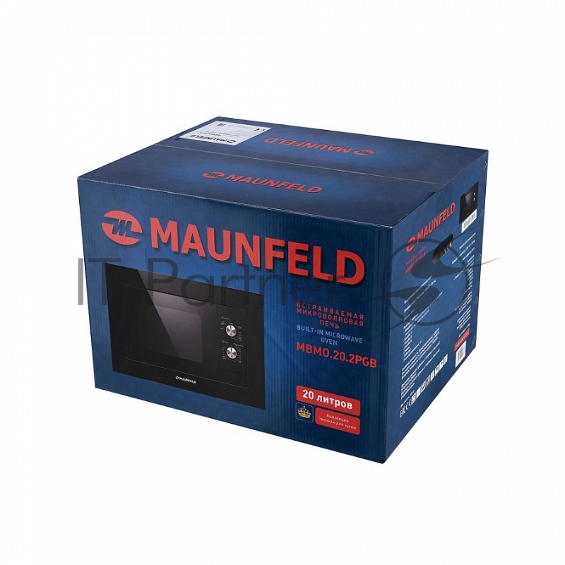 Микроволновая печь Maunfeld MBMO.20.2PGB 20л. 1250Вт черный (встраиваемая)