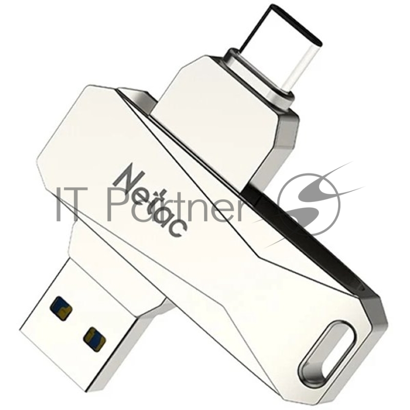 USB Drive Netac U782C dual USB3.0+TypeC 64GB, retail version