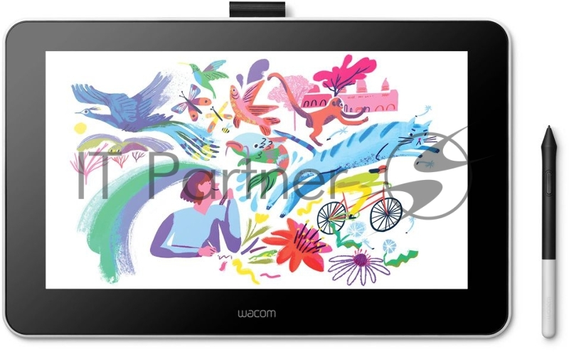 Графический интерактивный перьевой монитор/планшет Wacom One 13