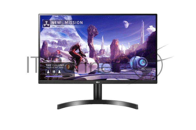 Монитор 27 LG 27QN600-B Black (IPS, LED, Wide, 2560x1440, 75Hz, 5ms, 178°/178°, 350 cd/m, 1000:1, +DP, +2хHDMI, +MM, )