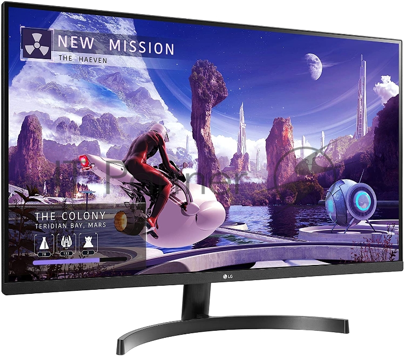 Монитор 27 LG 27QN600-B Black (IPS, LED, Wide, 2560x1440, 75Hz, 5ms, 178°/178°, 350 cd/m, 1000:1, +DP, +2хHDMI, +MM, )