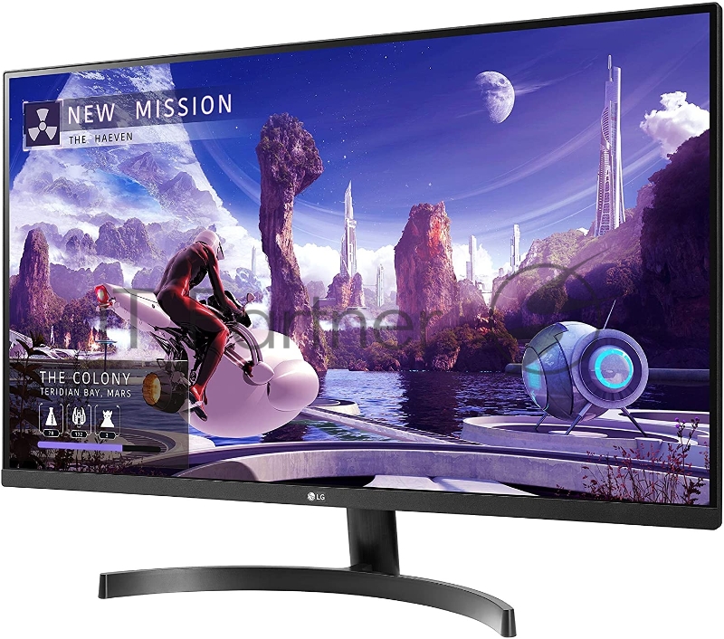 Монитор 27 LG 27QN600-B Black (IPS, LED, Wide, 2560x1440, 75Hz, 5ms, 178°/178°, 350 cd/m, 1000:1, +DP, +2хHDMI, +MM, )
