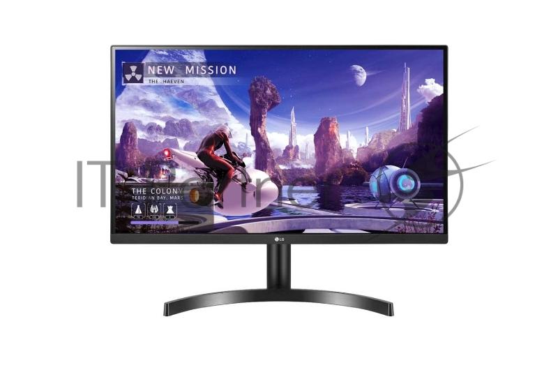 Монитор 27 LG 27QN600-B Black (IPS, LED, Wide, 2560x1440, 75Hz, 5ms, 178°/178°, 350 cd/m, 1000:1, +DP, +2хHDMI, +MM, )