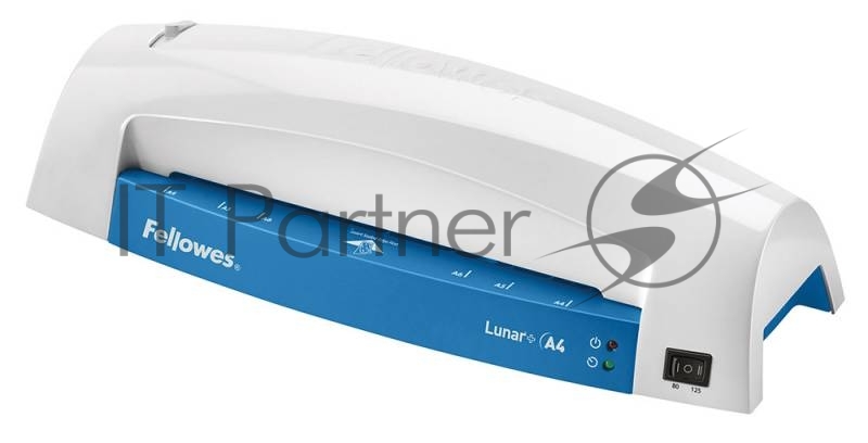 Ламинатор Fellowes Lunar+ A4 серый/синий (FS-57428), A4 (75-125 мкм) 30 см/мин (2 вал.) лам.фото реверс