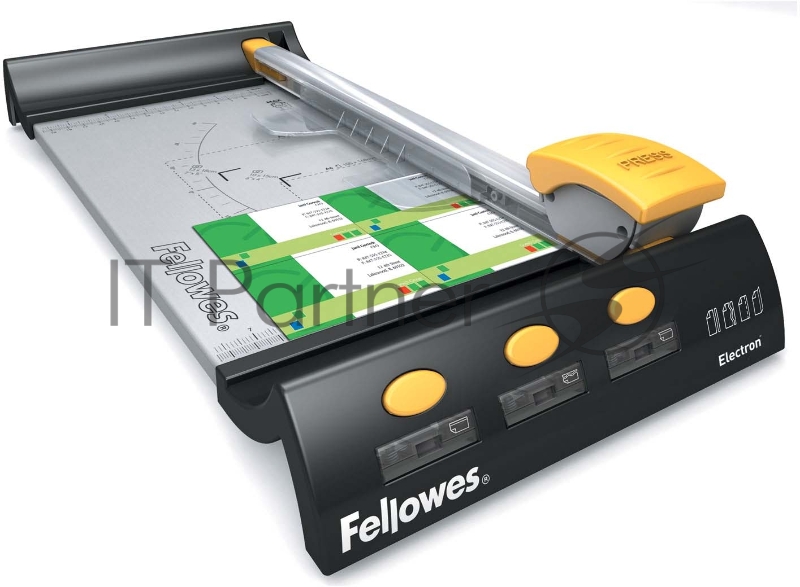 Резак дисковый Fellowes Electron A4 A4/10лист/320/ручн.прижим 54104