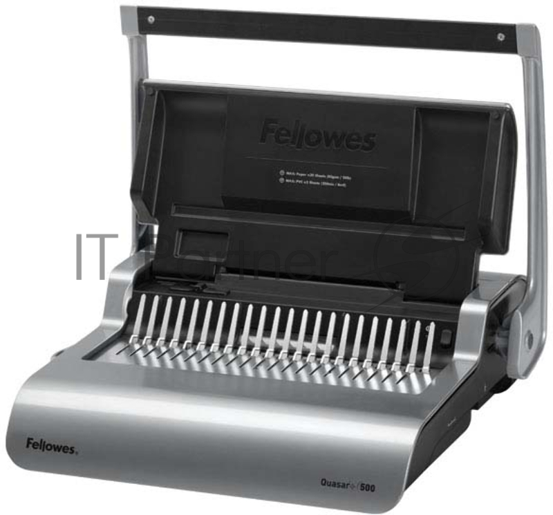 Брошюровщик Fellowes QUASAR+ на пластиковую пружину, сшивает до 500 лст., перфорирует 22 лст., шт