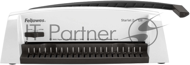 Переплетчик Fellowes Starlet 2+ (FS-52279) A4/перф.12л.сшив/макс.120л./пл (6-16мм)