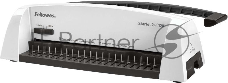 Переплетчик Fellowes Starlet 2+ (FS-52279) A4/перф.12л.сшив/макс.120л./пл (6-16мм)