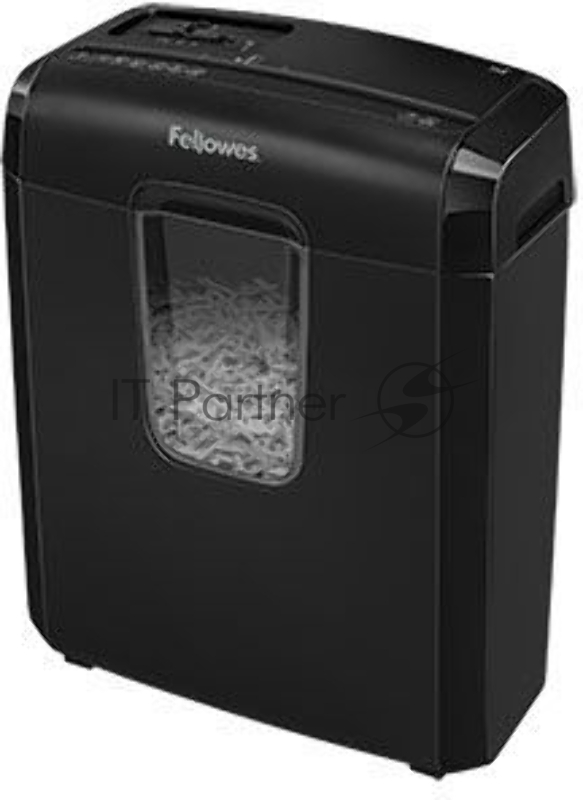 Шредер Fellowes PowerShred 6C, DIN P-4, 4х35мм, 6лст., 11лтр. ,уничт.: скобы,скр., пл.карты.