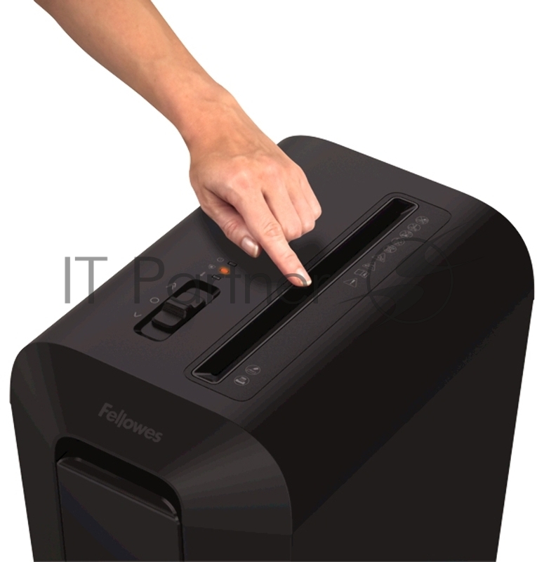 Шредер Fellowes PowerShred LX65 черный (секр.P-4)/перекрестный/10лист