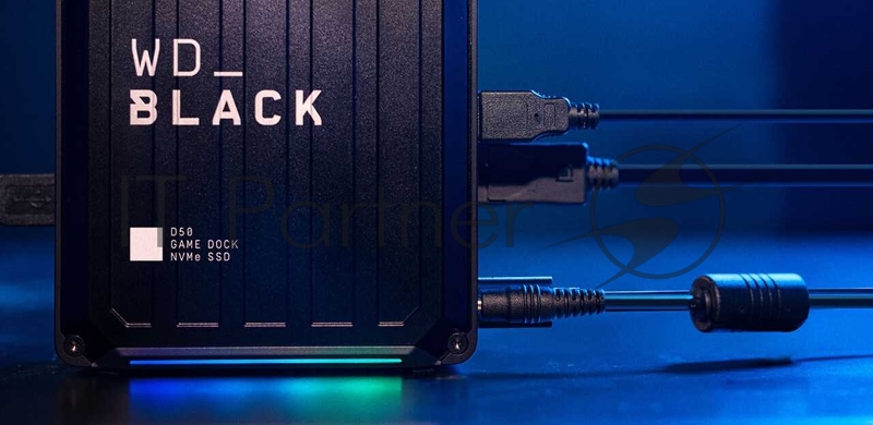 Игровая станция WD_BLACK™ D50 Game Dock NVMe SSD WDBA3U0010BBK-EESN 1TB с подключением через Thunderbolt3