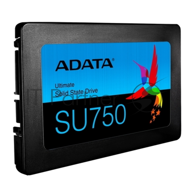 Накопитель 2.5 256GB ADATA SU750 Client SSD ASU750SS-256GT-C SATA 6Gb/s, 550/520, IOPS 65/75K, MTBF 2M, 3D TLC, 200TBW, RTL
