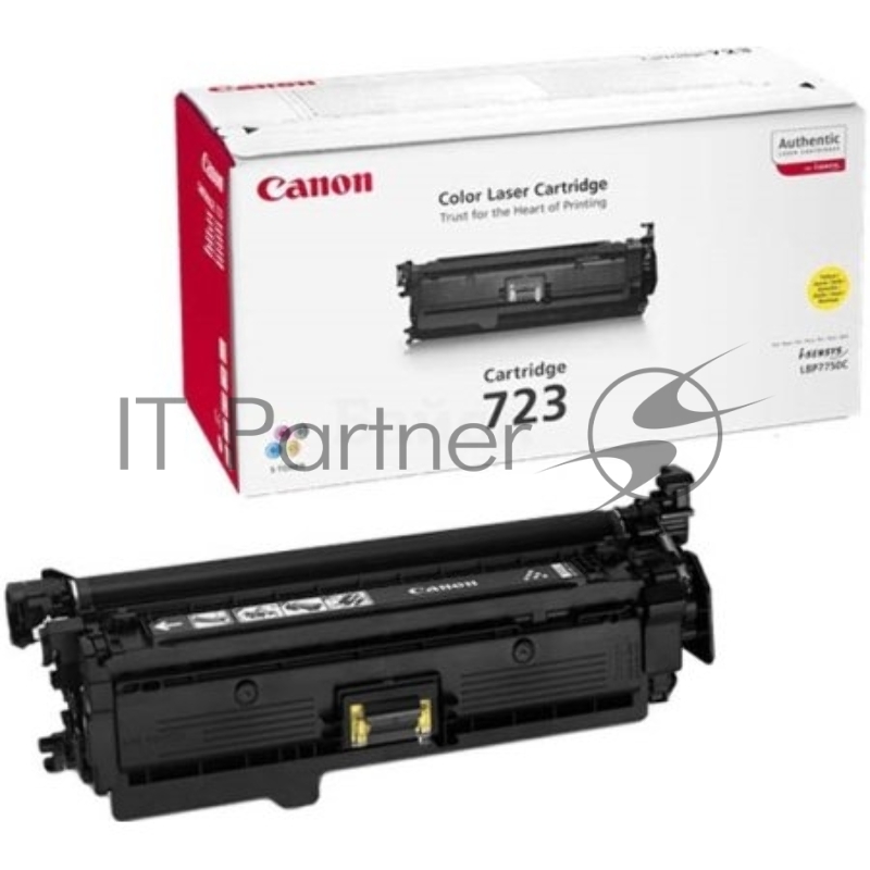 Тонер-картридж Canon Cartridge 723Y (2641B002) желтый для LBP7750Cdn 8500 стр.