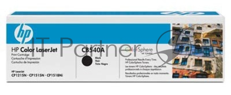 Тонер-картридж HP CB540A черный LJ P1215/1515 (2200стр.)