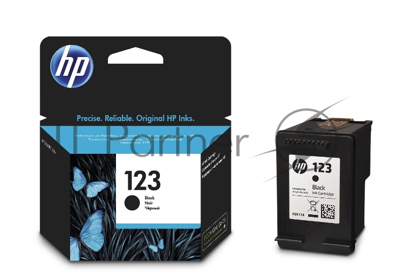 Картридж струйный HP 123 (F6V17AE) черный, 120 стр., для DeskJet 2130