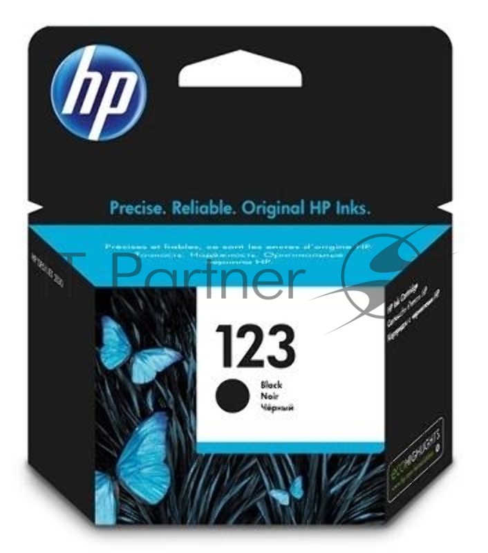 Картридж струйный HP 123 (F6V17AE) черный, 120 стр., для DeskJet 2130