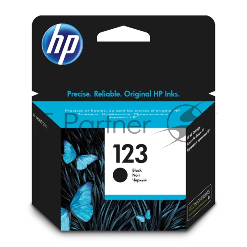 Картридж струйный HP 123 (F6V17AE) черный, 120 стр., для DeskJet 2130