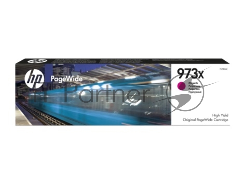 Картридж HP 973X, HP PageWide, пурпурный