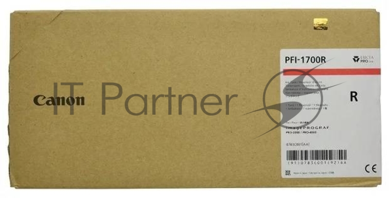 Картридж PFI-1700 красный