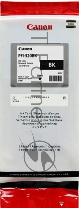 Картридж струйный Canon PFI-320 BK 2890C001 черный (300мл) для Canon Canon imagePROGRAF TM-200/205
