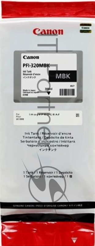 Картридж струйный Canon PFI-320 MBK 2889C001 черный матовый (300мл) для Canon Canon imagePROGRAF TM-200/205