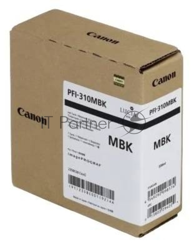 Картридж струйный Canon PFI-310 MBK 2358C001 черный матовый (330мл) для Canon TX-2000/TX-3000/TX-4000