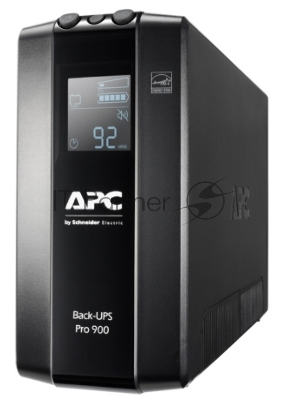 Источник бесперебойного питания APC Back-UPS Pro BR 900VA/540W, 6xC13 Outlets(6 batt.), AVR, LCD, Data/DSL protrct, 10/100 Base-T, USB, PCh, user repl. batt., 2 y warr.