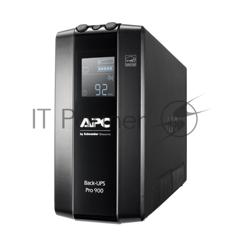 Источник бесперебойного питания APC Back-UPS Pro BR 900VA/540W, 6xC13 Outlets(6 batt.), AVR, LCD, Data/DSL protrct, 10/100 Base-T, USB, PCh, user repl. batt., 2 y warr.