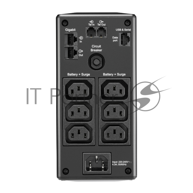 Источник бесперебойного питания APC Back-UPS Pro BR 900VA/540W, 6xC13 Outlets(6 batt.), AVR, LCD, Data/DSL protrct, 10/100 Base-T, USB, PCh, user repl. batt., 2 y warr.