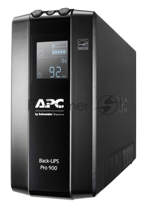 Источник бесперебойного питания APC Back-UPS Pro BR 900VA/540W, 6xC13 Outlets(6 batt.), AVR, LCD, Data/DSL protrct, 10/100 Base-T, USB, PCh, user repl. batt., 2 y warr.