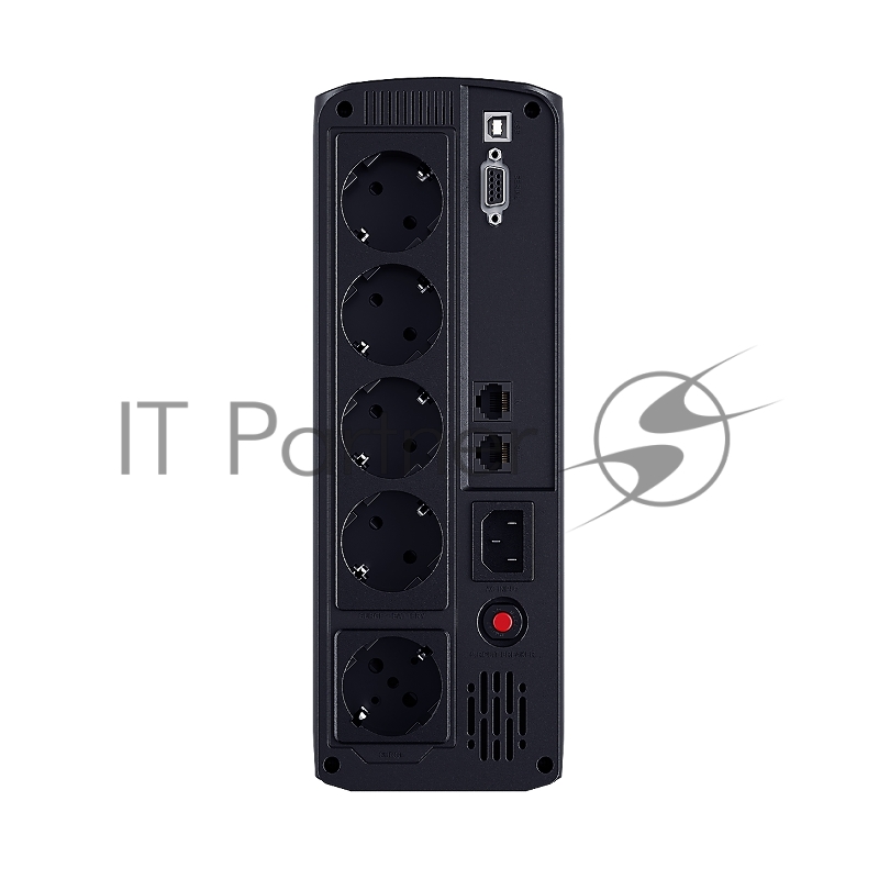 Источник бесперебойного питания UPS CyberPower VP1200ELCD Line-Interactive 1200VA/720W USB/RS-232/RJ11/45 (4 + 1 EURO)