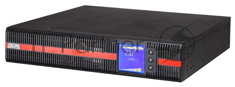 Источник бесперебойного питания Powercom MACAN, On-Line, 2000VA / 2000W, Rack/Tower, IEC, LCD, Serial+USB, SmartSlot, подкл. доп. батарей