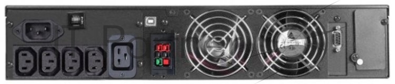 Источник бесперебойного питания Powercom MACAN, On-Line, 2000VA / 2000W, Rack/Tower, IEC, LCD, Serial+USB, SmartSlot, подкл. доп. батарей