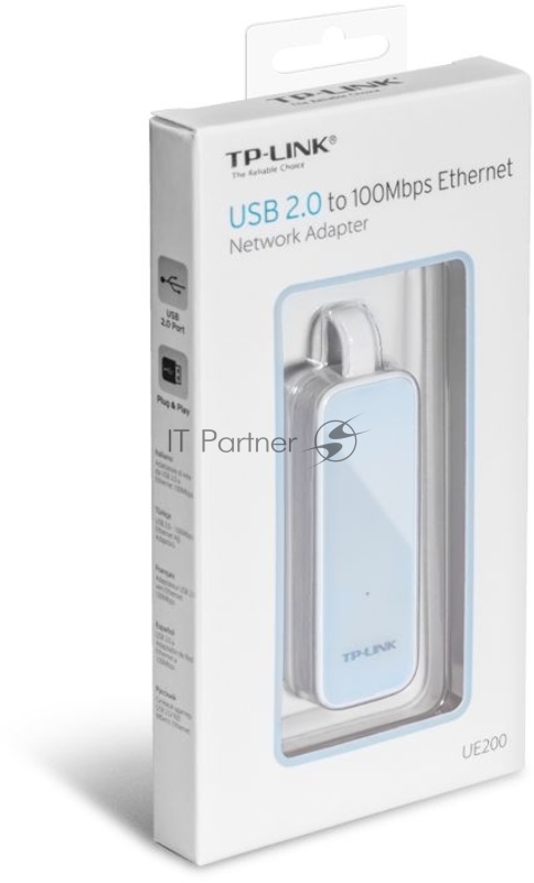 Сетевой адаптер TP-Link UE200 USB 2.0/Fast Ethernet