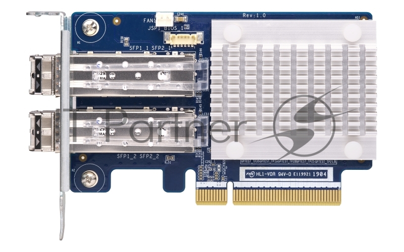 Сетевая карта QNAP QXP-16G2FC Dual-port Fiber Channel adapter, 2 x 16 Gb / s SFP +, PCIe Gen3 x8. For QTS OS ONLY
