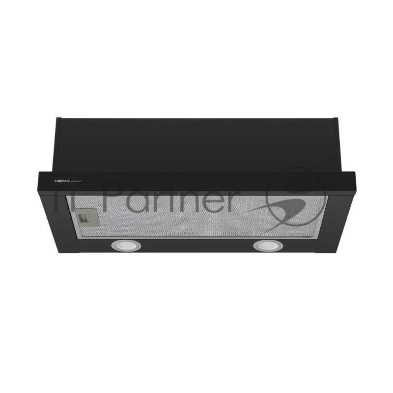ВЫТЯЖКА HOMSair Flat 60 Black ВЫТЯЖКА HOMSair Flat 60 Black/ встраиваемая, колыбельное управление, 2 скорости, 520 м3/ч, до 20 м2, 45 дБ, угольный фильтр CF110 - 1 шт, ШхВхД: 500х176х280 мм, черный цвет