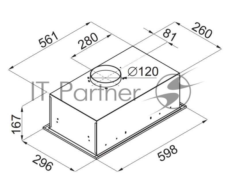 Вытяжка MAUNFELD Crosby Singl 60 White